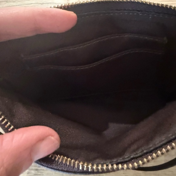 Coach Brown Leopard Print Wristlet - Picture 5 of 5